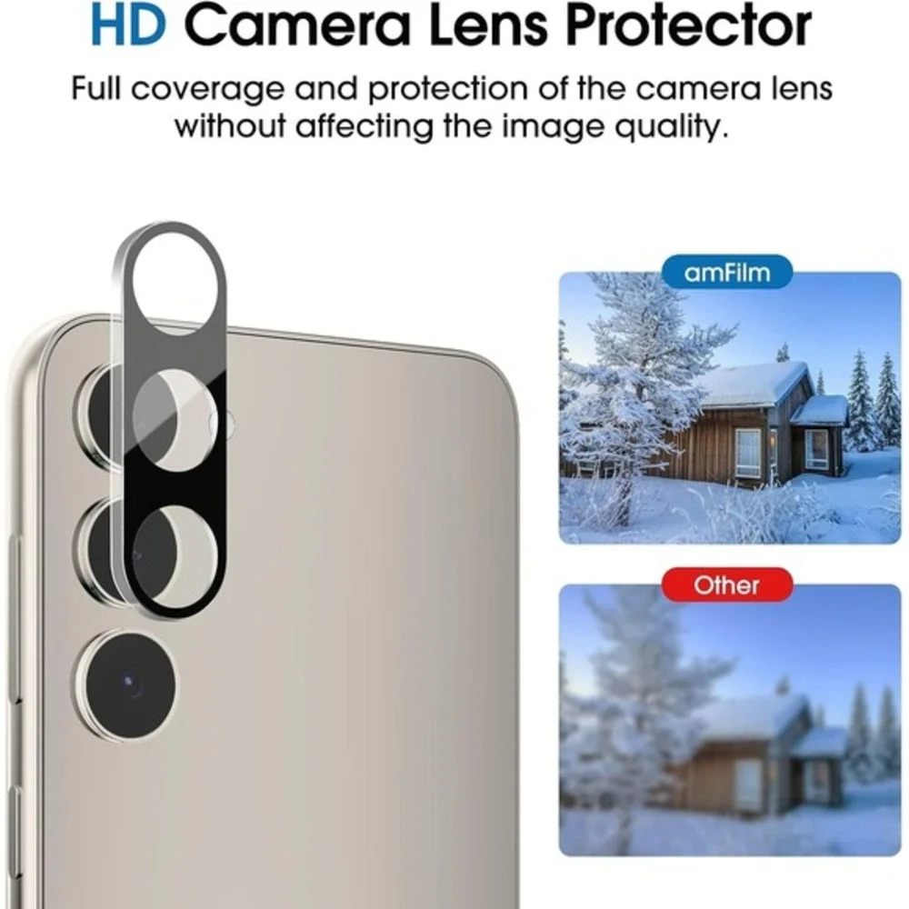 amFilm 2+2 Pack for Galaxy S23+ — Privacy Screen & Camera‎ Lens Protectors